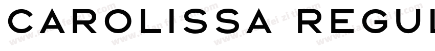 Carolissa Regular字体转换